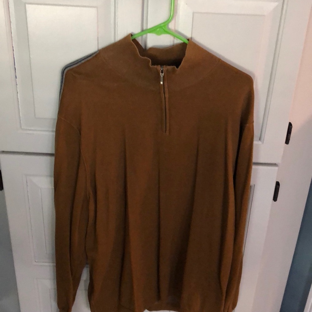 Axis long sleeve zip up shirt